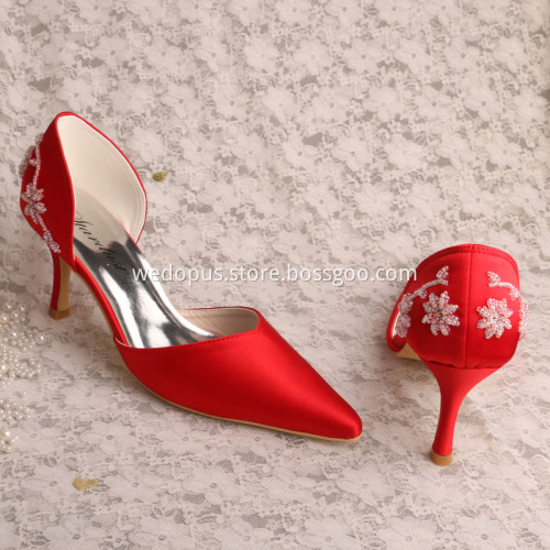 Red Shoes for Wedding Guest Women